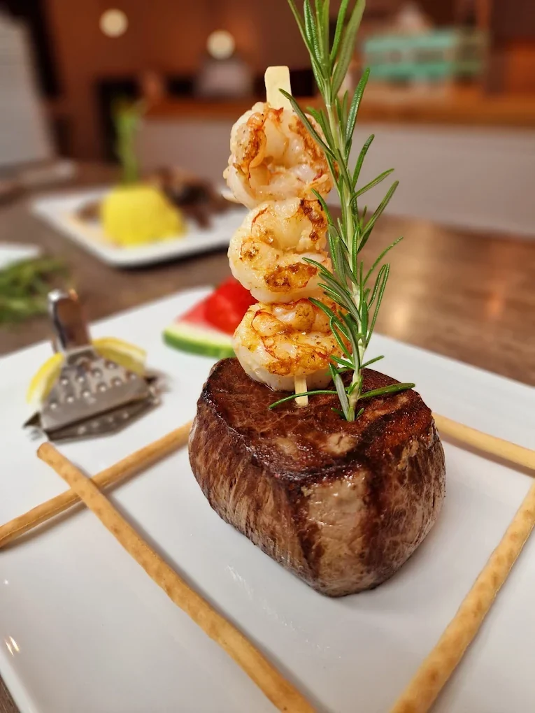 Surf & Turf: Rinderfilet mit Riesengarnelen